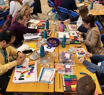 GLOW Maths Hub's Local Leaders of Mathematics Education using maths classroom resources/equipment
